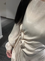 Ivory Flora Essence Grecian Dress