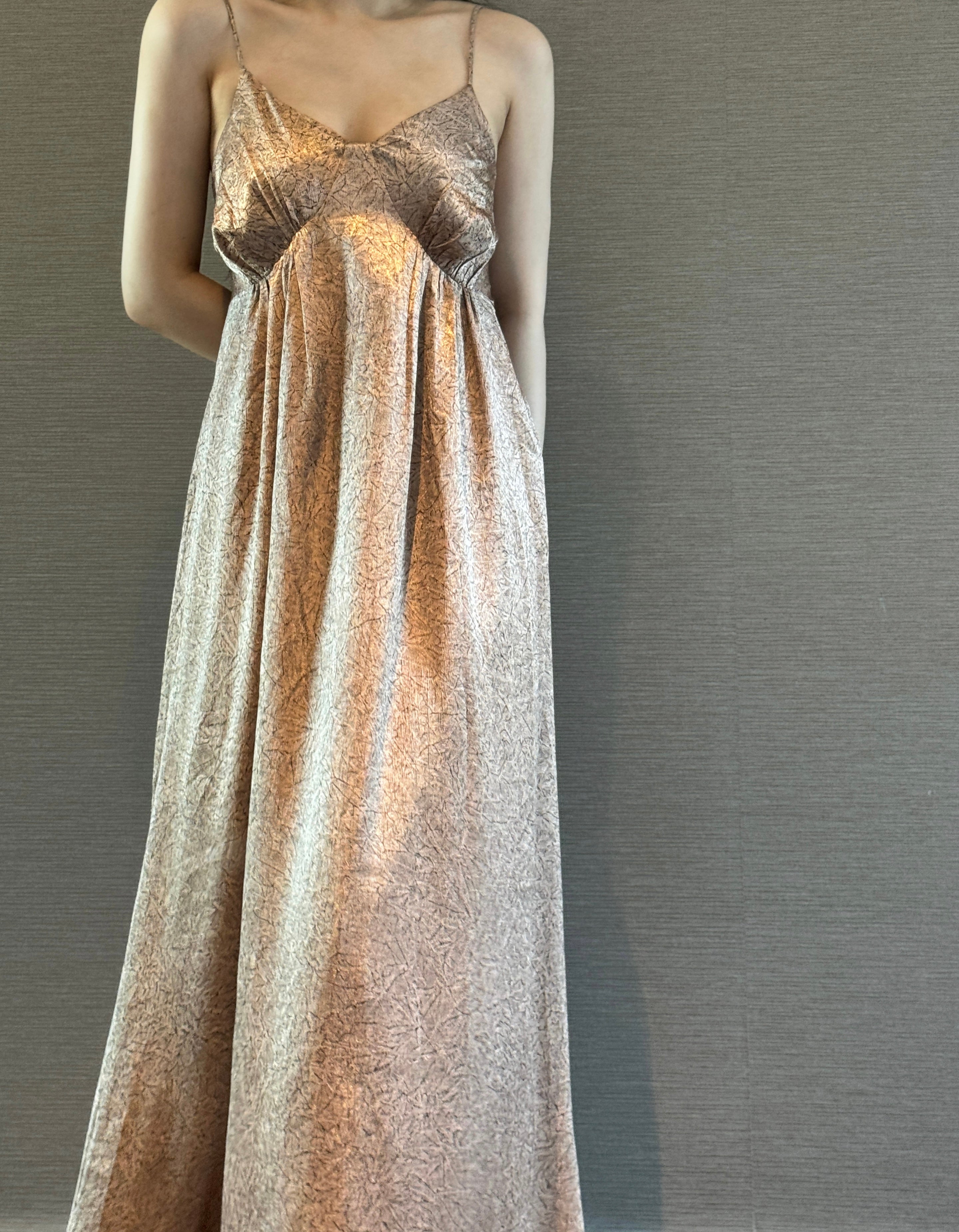 Shimmer Halter Dress