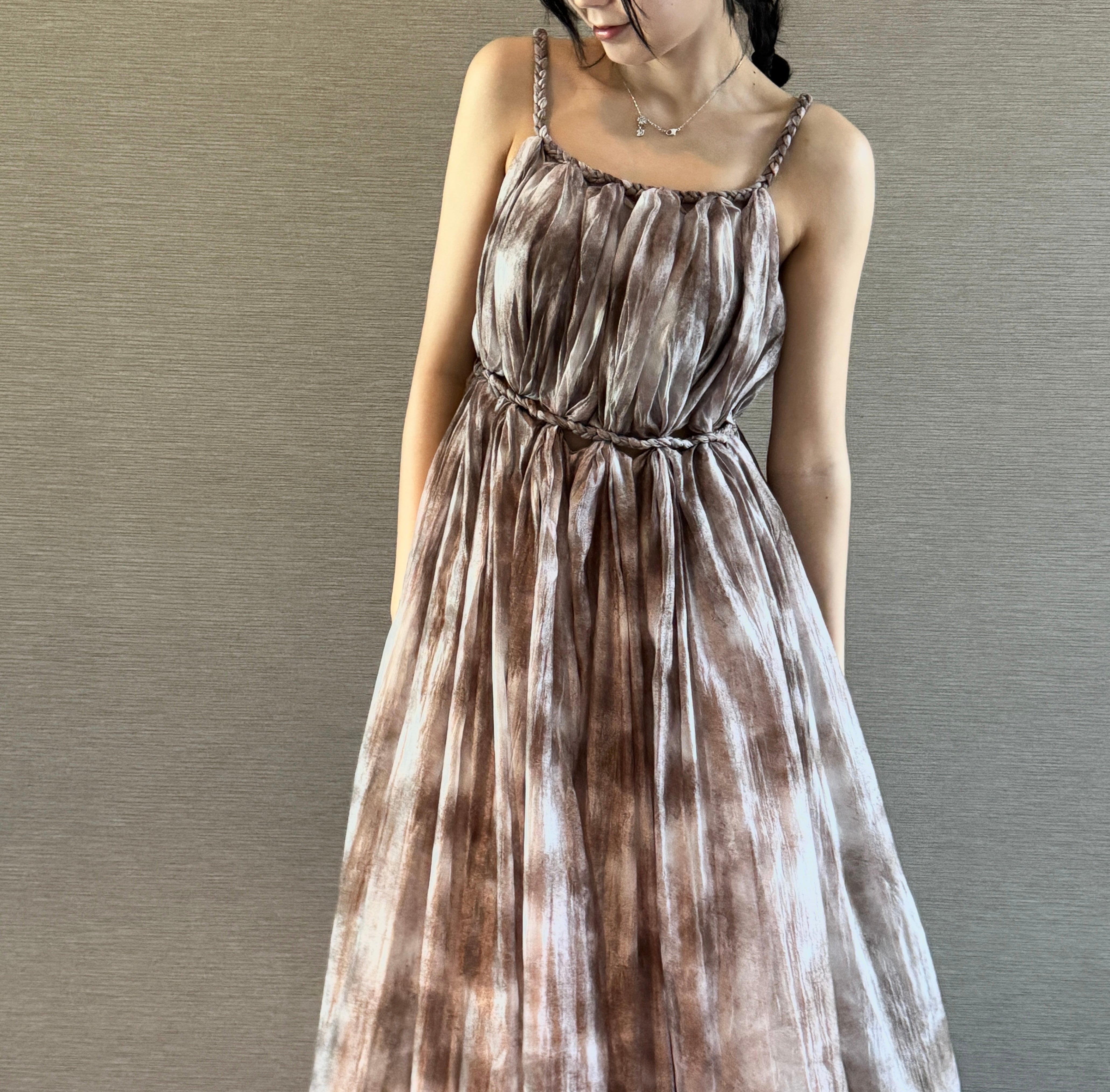 Taupe Mist Maxi Dress