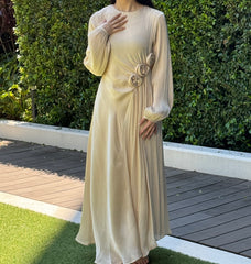 Ivory Flora Essence Grecian Dress